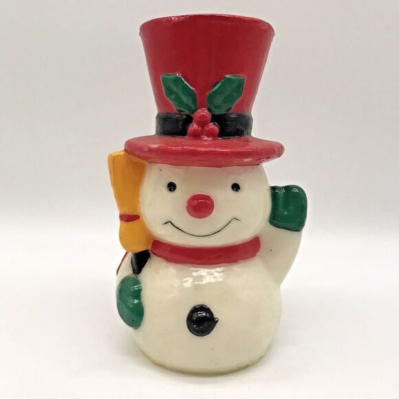 Vintage House of Lloyd Christmas Around the World Never Melt Snowman Org. Box - Picture 1 of 14